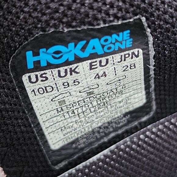 HOKA SPEEDGOAT 6 - Mens Sneakers - SIZE 10D - Picture 9 of 9